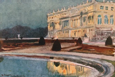 Palais depuis le Parterre Sud, Versailles